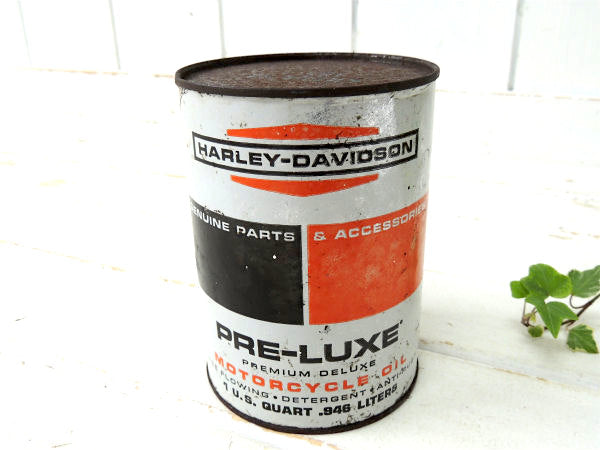 ハーレーダビッドソン 1960's~モーターサイクルオイル・ヴィンテージ・オイル缶 US