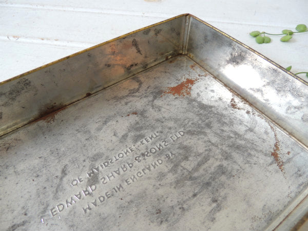 EDWARD SHARP&SONS 子犬・女の子・写真・イギリス製・ヴィンテージ・ティン缶