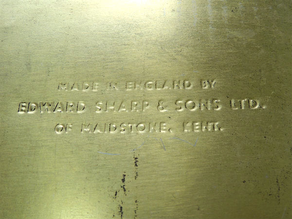 EDWARD SHARP&SONS 子犬・女の子・写真・イギリス製・ヴィンテージ・ティン缶