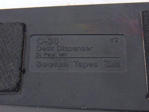 【Scotch/スコッチ】3M・黒色のヴィンテージ・テープカッター/テープディスペンサー