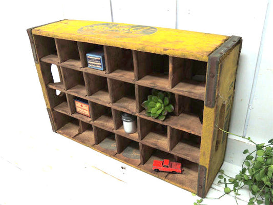 【Bireley's】バヤリース・ドリンク・アドバタイジング・ビンテージ・ウッドボックス・USA木箱