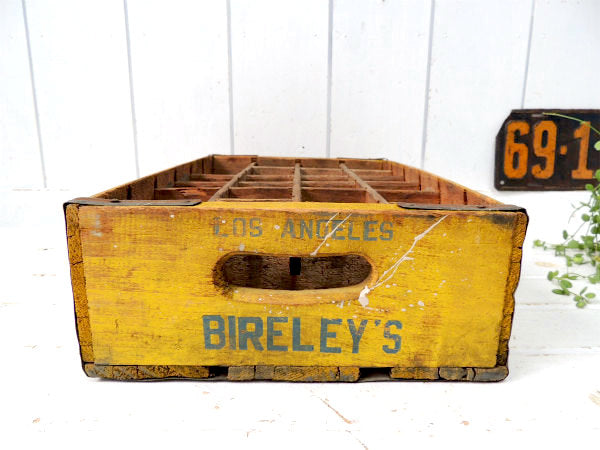 【Bireley's】バヤリース・ドリンク・アドバタイジング・ビンテージ・ウッドボックス・USA木箱