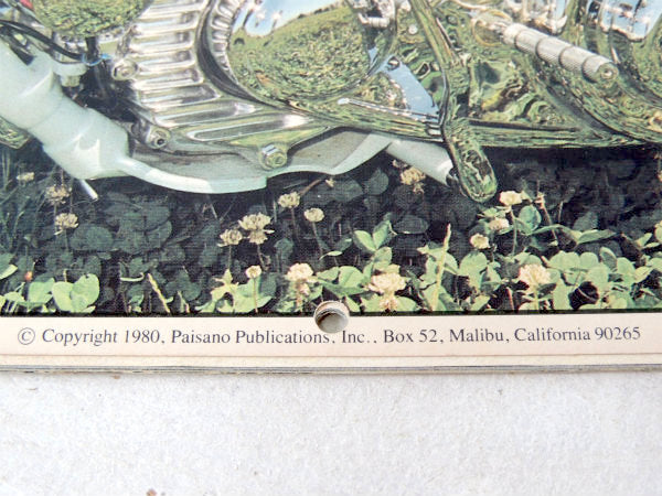 1981年・イージーライダー　ビンテージ・ハーレーダビッドソン&インディアン・バイク・カレンダー