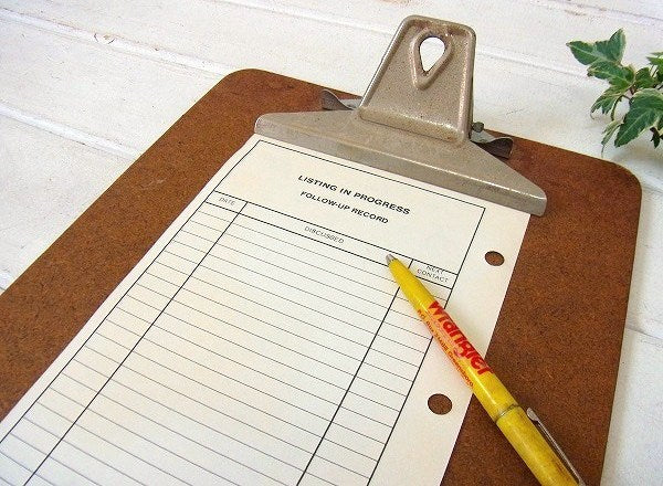 【Benchmark】ヴィンテージ・クリップボード/バインダー　USA