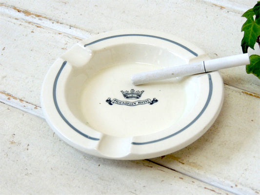 ピカデリー・ホテル 王冠・ENGLAND・ヴィンテージ・アドバタイジング・灰皿・ミッドセンチュリー