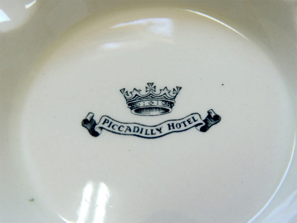 ピカデリー・ホテル 王冠・ENGLAND・ヴィンテージ・アドバタイジング・灰皿・ミッドセンチュリー