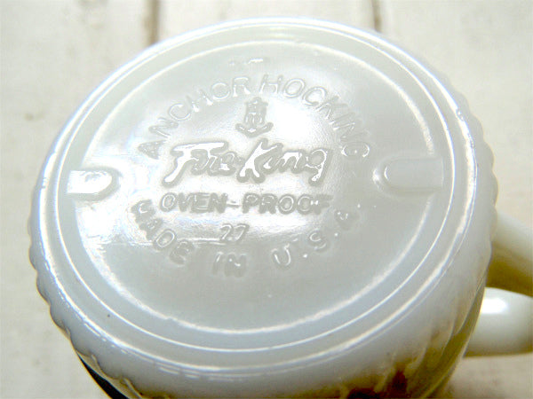 【FireKing】O'Neill BEEF・牛柄・ファイヤーキング・マグカップ/アドマグ