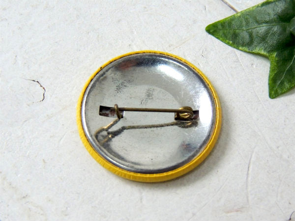 SAN ANDREAS M/C INC ・アドバタイジング・ヴィンテージ・缶バッジ・イエロー