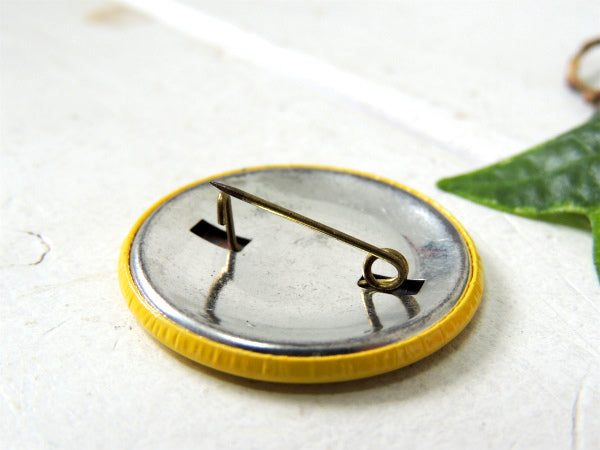 SAN ANDREAS M/C INC ・アドバタイジング・ヴィンテージ・缶バッジ・イエロー