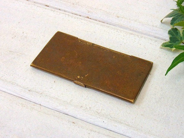 真鍮製・アンティーク・シガレットペーパーケース/巻紙ケース USA