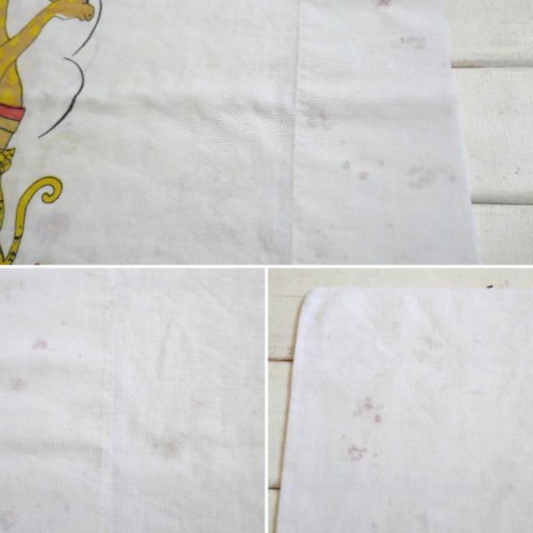 NOAH'S ARK・ノアの方舟・動物柄・ヴィンテージ・ピローケース・枕カバー・リメイク USA