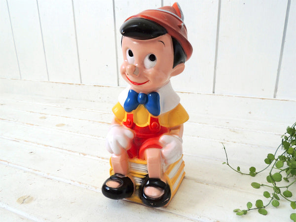 ピノキオ ディズニー・ビッグサイズ 70's・ビンテージ・貯金箱 コインバンク USA キャラクター