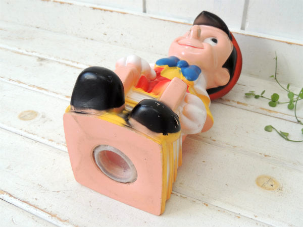 ピノキオ ディズニー・ビッグサイズ 70's・ビンテージ・貯金箱 コインバンク USA キャラクター