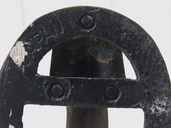 馬の蹄鉄型・真鍮×アイアン製・アンティーク・ドアベル/鐘/呼び鈴