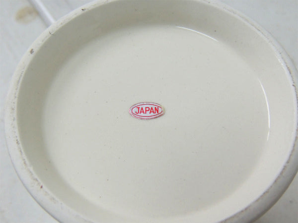 【BARBER・床屋】クラシックカーデザイン・陶器製・ヴィンテージ・マスタッシュカップ・髭