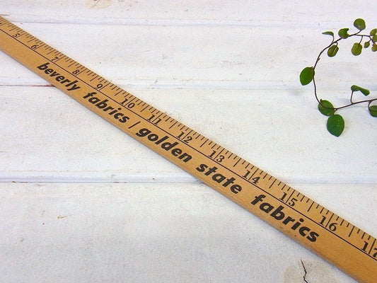 アドバタイジング・木製・ヴィンテージ・ロングルーラー/ものさし　USA