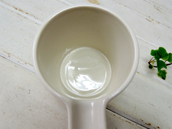 BARBER・ENGLAND 英国・陶器製・ヴィンテージ・シェービングカップ&髭ブラシ 床屋