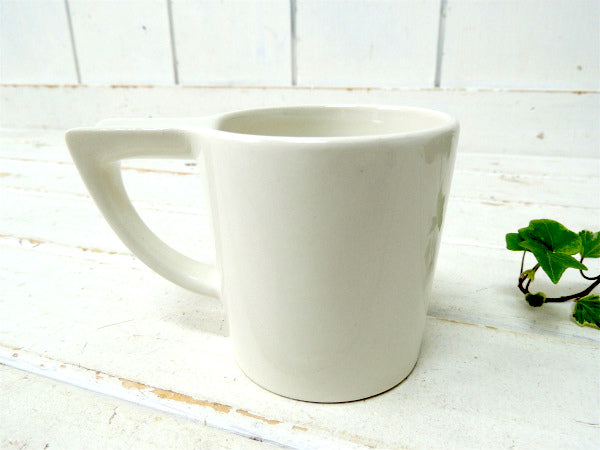 BARBER・ENGLAND 英国・陶器製・ヴィンテージ・シェービングカップ&髭ブラシ 床屋