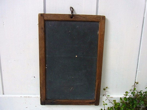 小さな可愛い木製・アンティーク・黒板/ブラックボード(両面)　USA