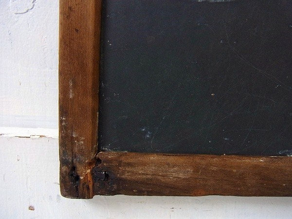 小さな可愛い木製・アンティーク・黒板/ブラックボード(両面)　USA
