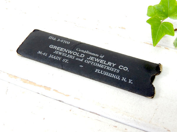 【ニューヨーク・BARBER】宝石&眼鏡店・アンティーク&ヴィンテージ・ヘアコーム・ケース