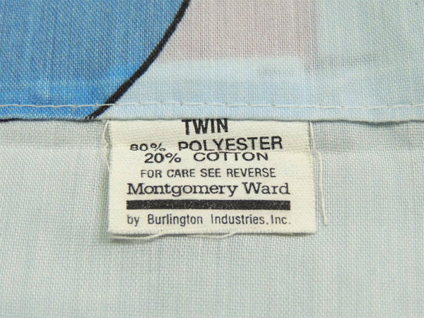 【ガーフィールド】アメコミ・ドリーム柄・70'ヴィンテージ・ユーズドシーツ(フラットタイプ)