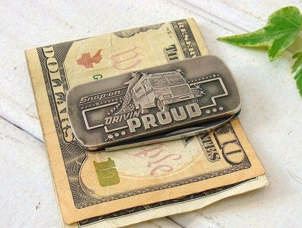 Snap-on スナップオン トラック マネークリップ・ナイフ付き・ノベルティ・ヴィンテージ