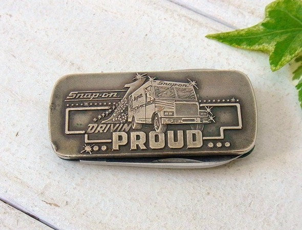Snap-on スナップオン トラック マネークリップ・ナイフ付き・ノベルティ・ヴィンテージ