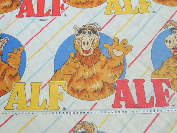 【ALF】アルフ・テレビドラマ・80'sヴィンテージ・ユーズドシーツ(ボックスタイプ) USA