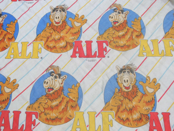 【ALF】アルフ・テレビドラマ・80'sヴィンテージ・ユーズドシーツ(ボックスタイプ) USA