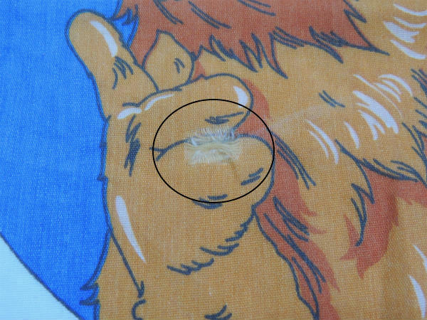 【ALF】アルフ・テレビドラマ・80'sヴィンテージ・ユーズドシーツ(ボックスタイプ) USA