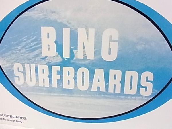 【BING　SURFBOARDS】ビング サーフボード・サインプレート/看板　USA