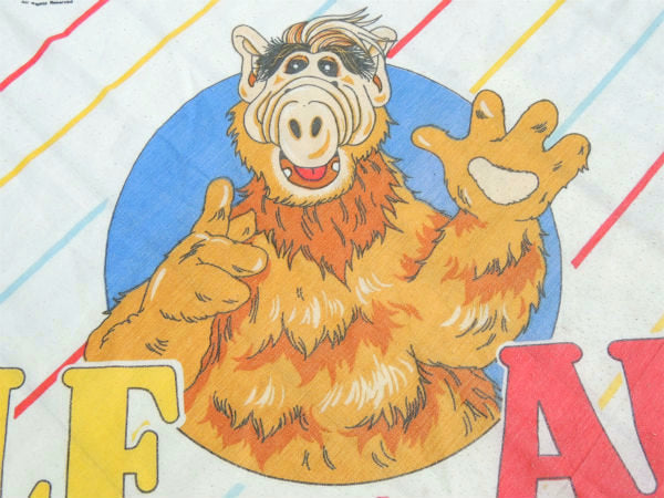 【ALF】アルフ・テレビドラマ・80'sヴィンテージ・ユーズドシーツ(ボックスタイプ) USA