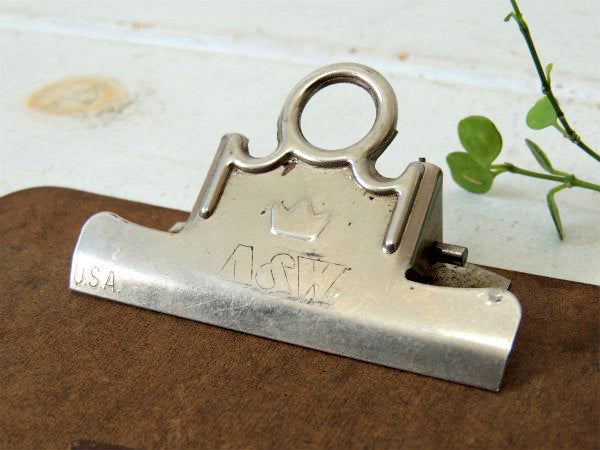 【A&W】小さな・ヴィンテージ・クリップボード・バインダー・USA・ステーショナリー・文房具