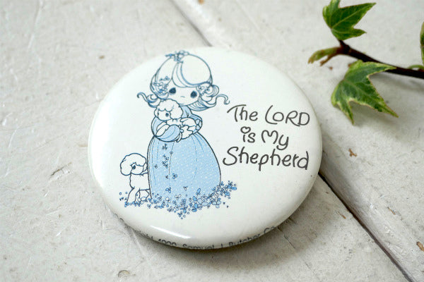 The LORD is My Shepherd イエス キリスト・ヴィンテージ・缶バッジ USA