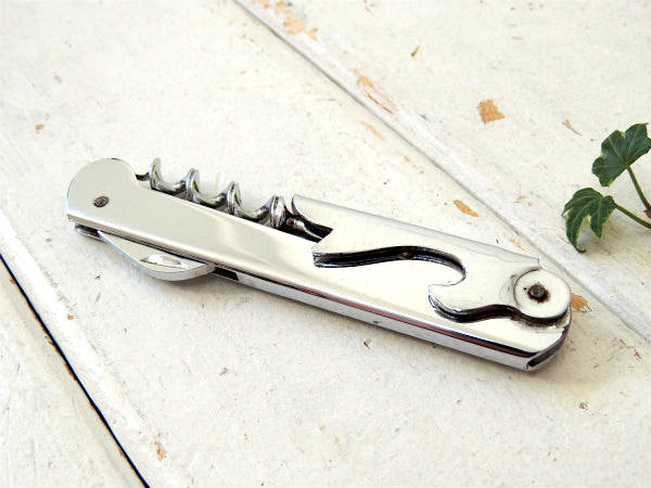 I.F.SCHNIER・スイス アドバタイジング・ヴィンテージ・ワイン・オープナー・栓抜き　キャンプ