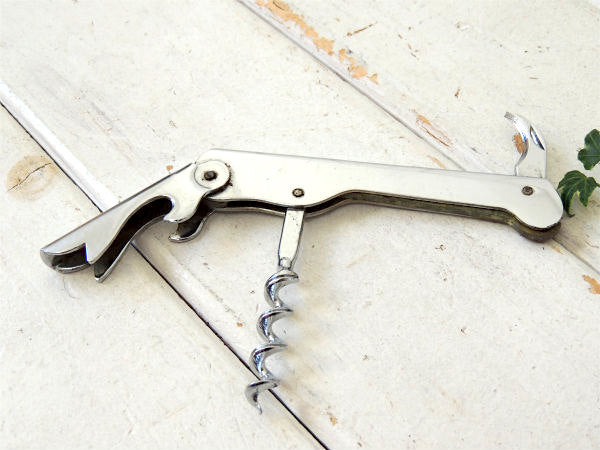 I.F.SCHNIER・スイス アドバタイジング・ヴィンテージ・ワイン・オープナー・栓抜き　キャンプ