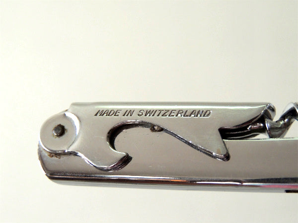 I.F.SCHNIER・スイス アドバタイジング・ヴィンテージ・ワイン・オープナー・栓抜き　キャンプ