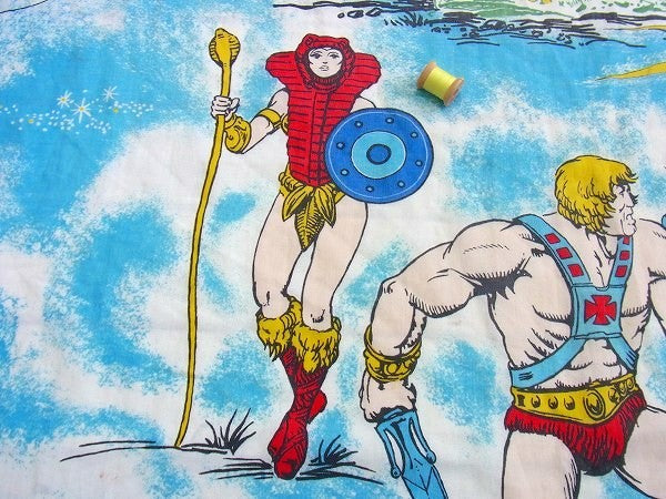 【マスターズ・オブ・ジ・ユニバース】マテル社・SF映画・キャラクター・ユーズドシーツUSA