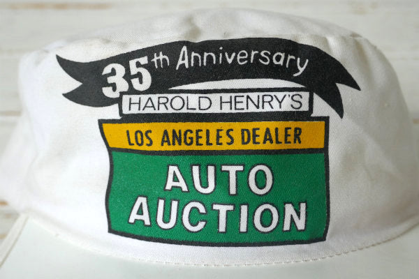 ロサンゼルス オートオークション 80's ヴィンテージ キャップ ペインターキャップ 帽子 古着
