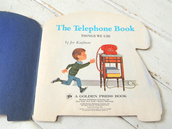 【The Telephone Book】赤電話・70'sヴィンテージ・絵本・ピクチャーブック・レトロ