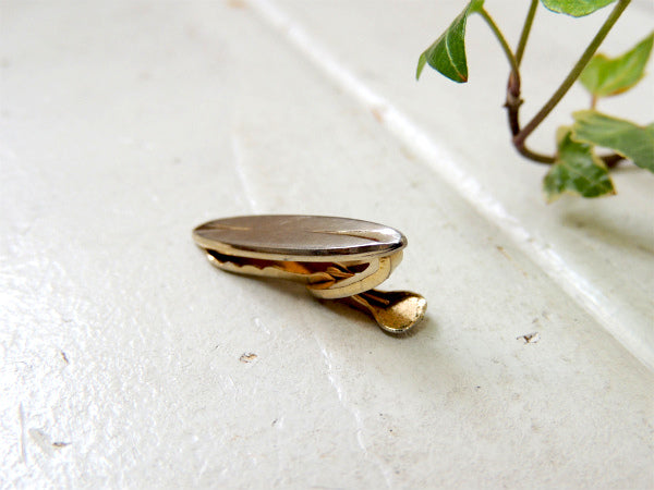 【HICKOK・USA】シルバーゴールド・小さなタイピン・アンティーク&ヴィンテージ