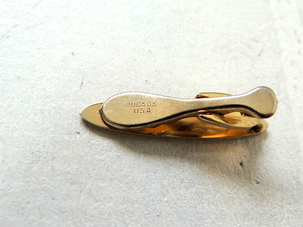 【HICKOK・USA】シルバーゴールド・小さなタイピン・アンティーク&ヴィンテージ