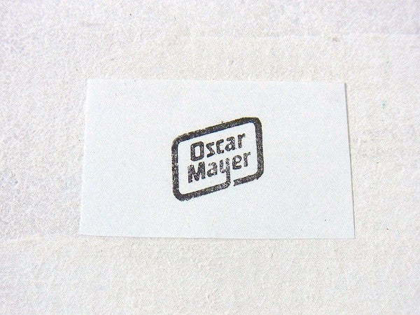Oscar Mayer オスカーメイヤー アドバタイジング 木製 メタル製 ヴィンテージ スタンプ USA