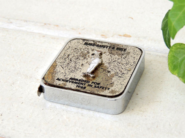 【1968’s・キャラクター・ロゴ】ヴィンテージ・メジャーテープ・巻尺・ BARLOW B5