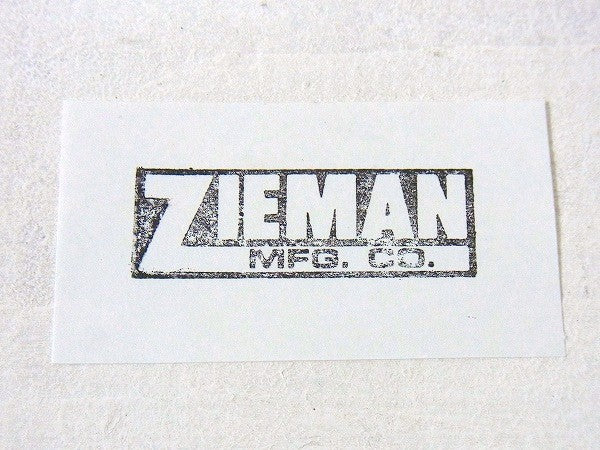 【ZIEMAN/トレーラー/自動車関連】木製×メタル製・小さなヴィンテージ・スタンプ/USA/工業系