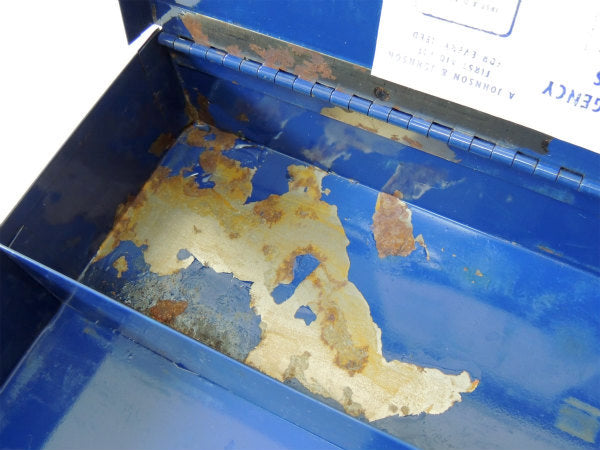 ジョンソン&ジョンソン　EMERGENCY・ファーストエイド・ヴィンテージ・救急箱・USA