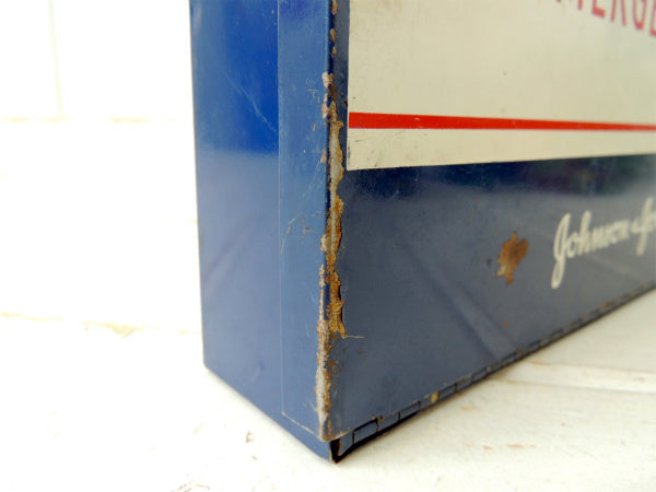 ジョンソン&ジョンソン　EMERGENCY・ファーストエイド・ヴィンテージ・救急箱・USA