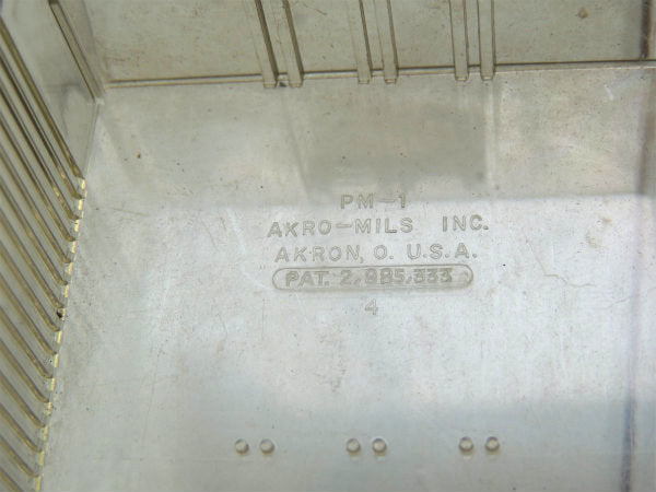 【Akro-Mils】工業系・メタル製・ヴィンテージ・工具・収納ボックス/メタルケース/USA