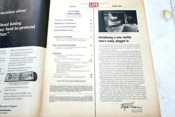 LIFE ライフ USA 1970's 雑誌 アメリカンビンテージ エアーストリーム 空冷VW